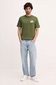 Tommy Hilfiger t-shirt bawełniany MW0MW41460 zielony SS26