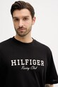 Tommy Hilfiger t-shirt bawełniany czarny MW0MW41466