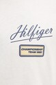 Tommy Hilfiger t-shirt bawełniany MW0MW41471 beżowy