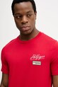 Tommy Hilfiger t-shirt bawełniany czerwony MW0MW41471