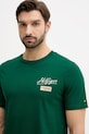 Бавовняна футболка Tommy Hilfiger зелений MW0MW41471