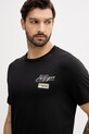 Памучна тениска Tommy Hilfiger черен MW0MW41471