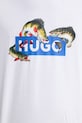 Hugo Blue t-shirt bawełniany Nalotrix 50554349 biały