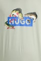 Hugo Blue t-shirt bawełniany Nalotrix 50554349 zielony