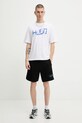 Hugo Blue tricou din bumbac 50554350 alb SS26