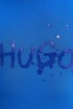 Хлопковая футболка Hugo Blue Nierofix 50554369 голубой