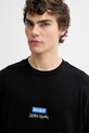 Hugo Blue longsleeve bawełniany HUGO x Jujutsu Kaisen czarny 50554835