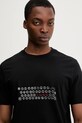 HUGO t-shirt bawełniany Deyss czarny 50553755