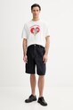 Kenzo t-shirt bawełniany FG55TS2104SK beżowy SS26