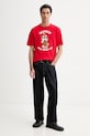Bavlnené tričko Kenzo FG55TS2124SK červená SS26