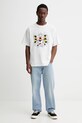 Kenzo t-shirt bawełniany FG55TS4034SG biały SS26