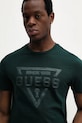 Guess t-shirt bawełniany zielony M6RI09.I3Z14