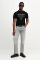 Guess t-shirt bawełniany M6RI09.I3Z14 czarny SS26
