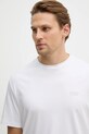 Guess t-shirt z domieszką jedwabiu biały M6RI49.KE722