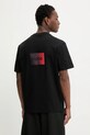 HUGO t-shirt bawełniany Danoto regular czarny 50553144