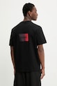 HUGO t-shirt bawełniany Danoto regular czarny 50553144