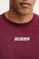 Guess t-shirt bawełniany COCHISE Z6RI00.I3Z14 bordowy