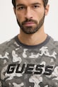 Guess t-shirt bawełniany CHAYTON szary Z6RI05.I3Z14