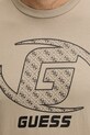 Guess t-shirt bawełniany KELE Z6RI06.I3Z14 beżowy