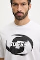 Guess t-shirt bawełniany LOKNI biały Z6RI09.I3Z14
