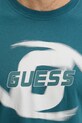 Guess t-shirt bawełniany LOKNI Z6RI09.I3Z14 turkusowy