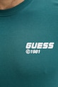 Guess t-shirt bawełniany LAURO Z6RI12.I3Z14 zielony