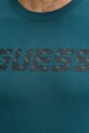 Guess t-shirt bawełniany MASKA Z6RI15.I3Z14 turkusowy
