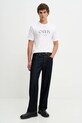 Calvin Klein t-shirt bawełniany LV04RE807G biały SS26