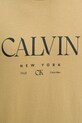 Calvin Klein t-shirt bawełniany LV04RE807G beżowy