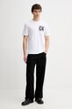 Calvin Klein t-shirt bawełniany LV04RE819G biały SS26