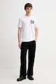 Calvin Klein t-shirt bawełniany LV04RE819G biały SS26