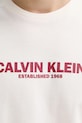Calvin Klein t-shirt bawełniany LV04RE820G beżowy