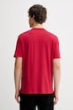 Odzież Calvin Klein t-shirt bawełniany LV04RE820G czerwony