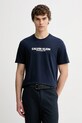 Calvin Klein t-shirt bawełniany nadruk granatowy LV04RE820G