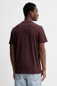Odzież Calvin Klein t-shirt bawełniany LV04RE821G brązowy
