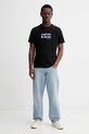 Calvin Klein t-shirt bawełniany LV04RE821G czarny SS26