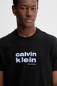 Calvin Klein t-shirt bawełniany czarny LV04RE821G