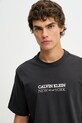 Calvin Klein t-shirt bawełniany szary LV04RE833G