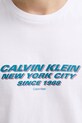 Calvin Klein t-shirt bawełniany LV04RE834G biały