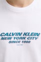 Calvin Klein t-shirt bawełniany LV04RE834G biały