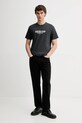 Calvin Klein t-shirt bawełniany LV04RE834G czarny SS26