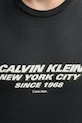 Calvin Klein t-shirt bawełniany LV04RE834G czarny
