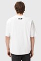 AllSaints t-shirt bawełniany M042PD biały SS26