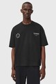 AllSaints t-shirt bawełniany nadruk czarny M042PD