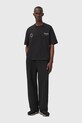AllSaints t-shirt bawełniany M042PD czarny