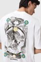 Odzież AllSaints t-shirt bawełniany M028PD biały