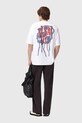 AllSaints t-shirt bawełniany M035PD biały