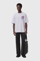 AllSaints t-shirt bawełniany M035PD fioletowy