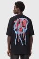 AllSaints t-shirt bawełniany nadruk czarny M035PD