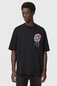 AllSaints t-shirt bawełniany M035PD czarny SS26
